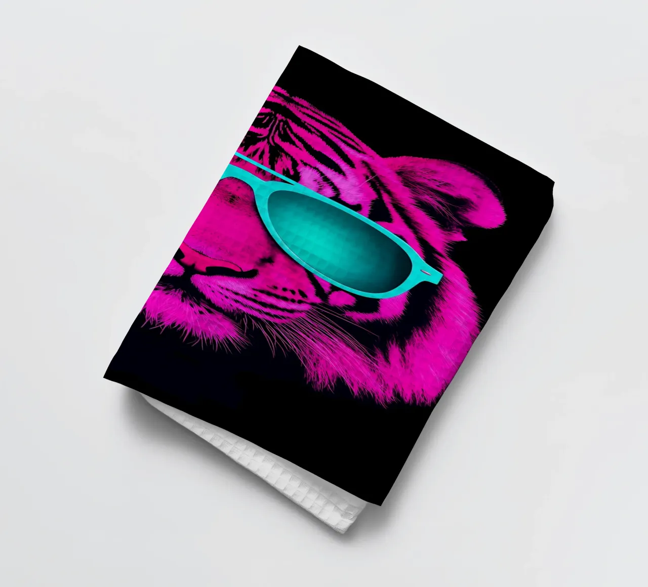 Tigre con occhiali da sole - Pop Art canovaccio da cucina da ColorCrash Gallery