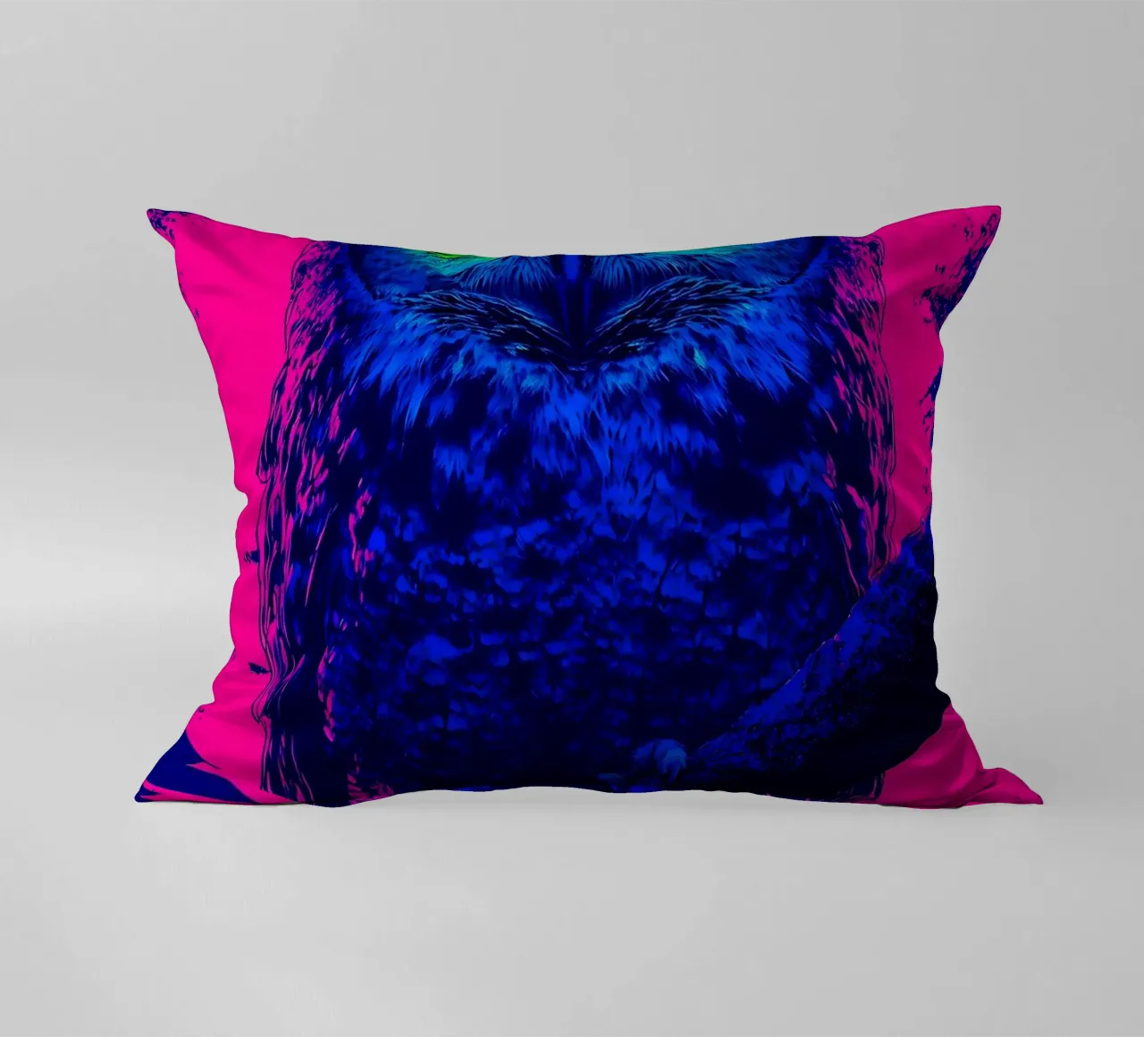 Gufo - Pop Art cuscino da ColorCrash Gallery