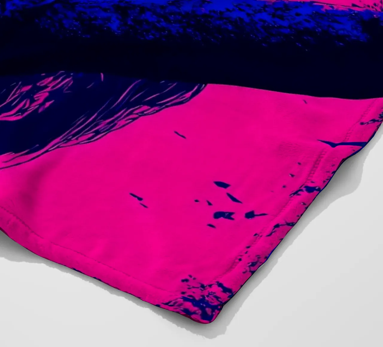 Gufo - Pop Art coperta in pile da ColorCrash Gallery