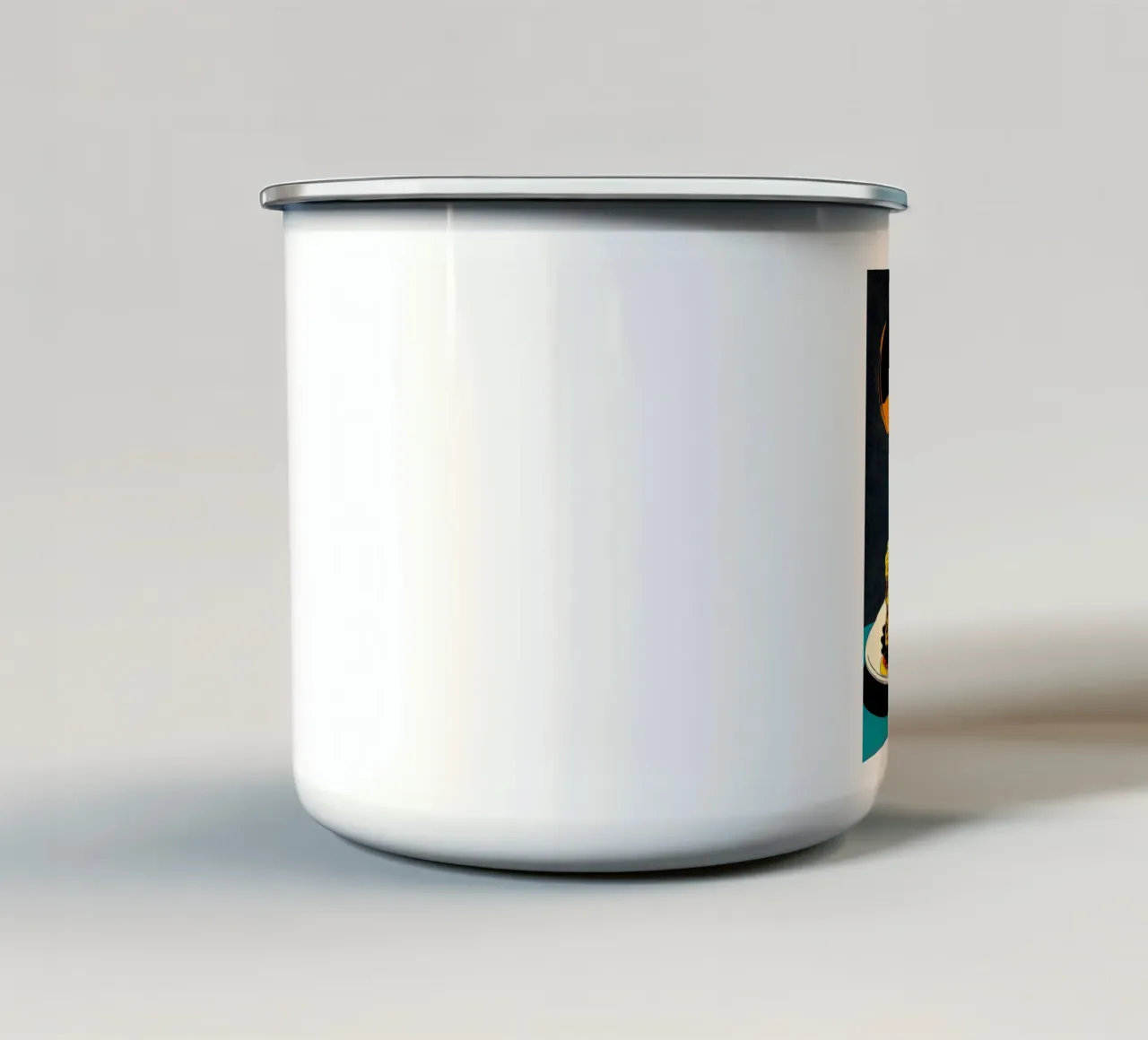 Cialde - Pop Art tazza in smalto da ColorCrash Gallery