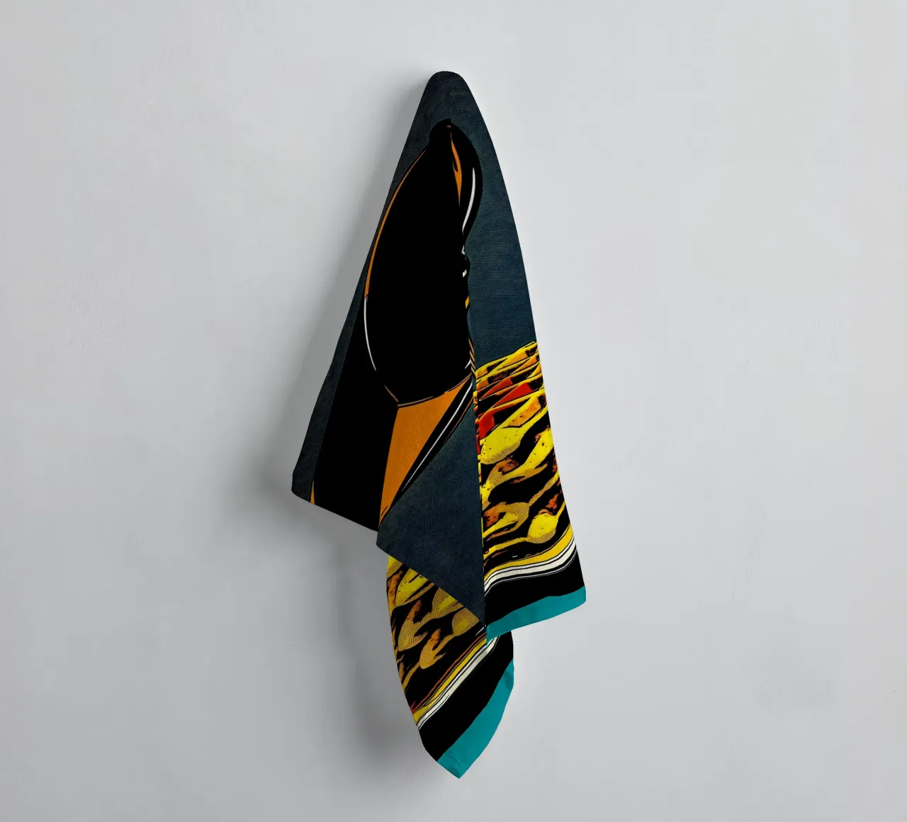 Waffles - Pop Art towel by ColorCrash Gallery