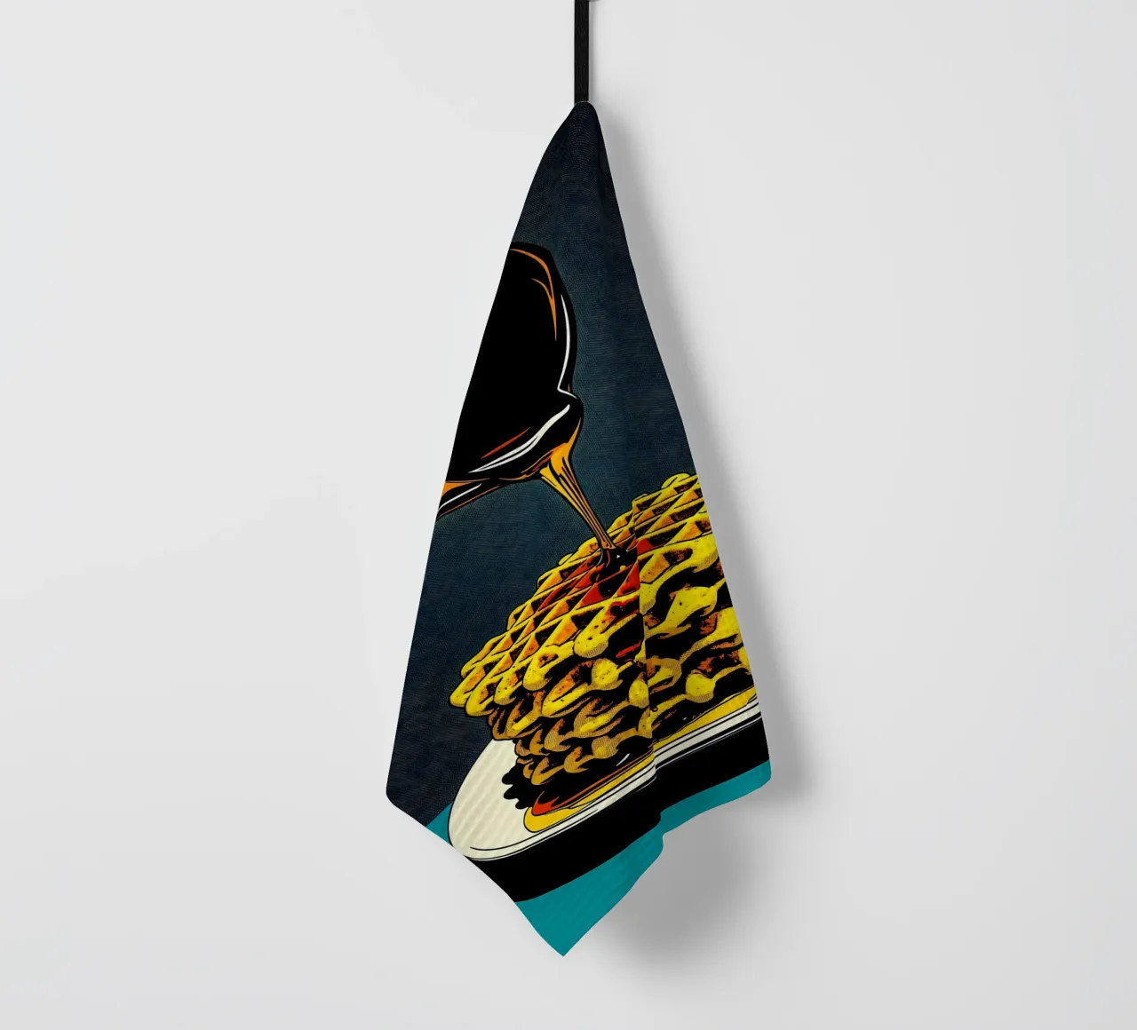 Gaufres - Pop Art torchon de ColorCrash Gallery