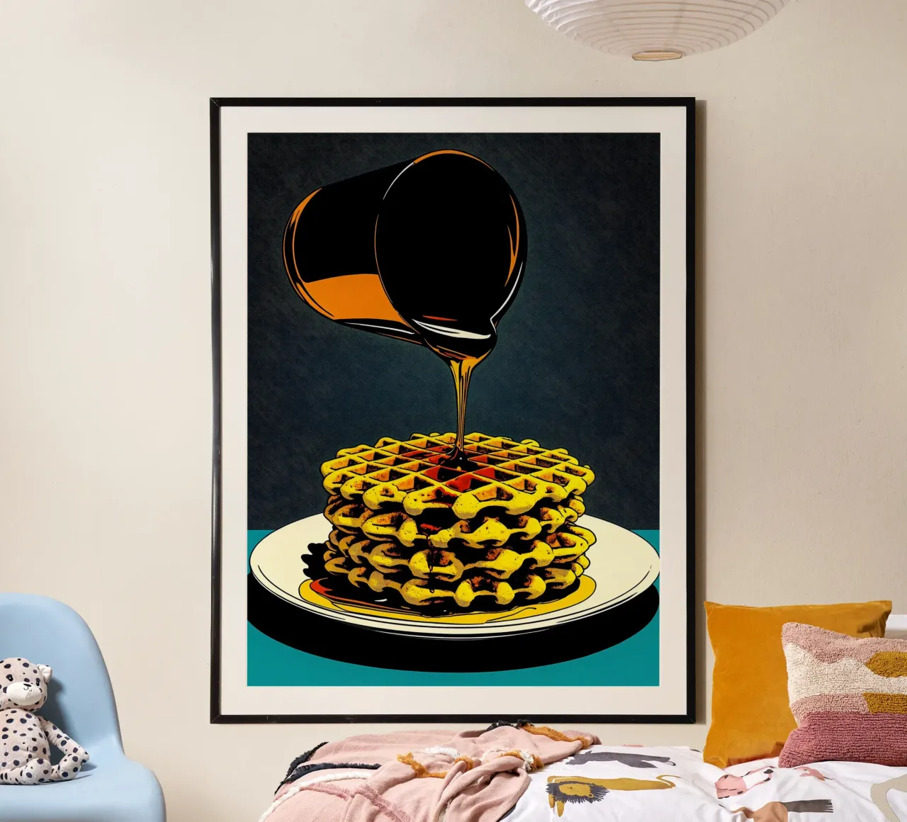 Waffles - Pop Art hahnemühle by ColorCrash Gallery