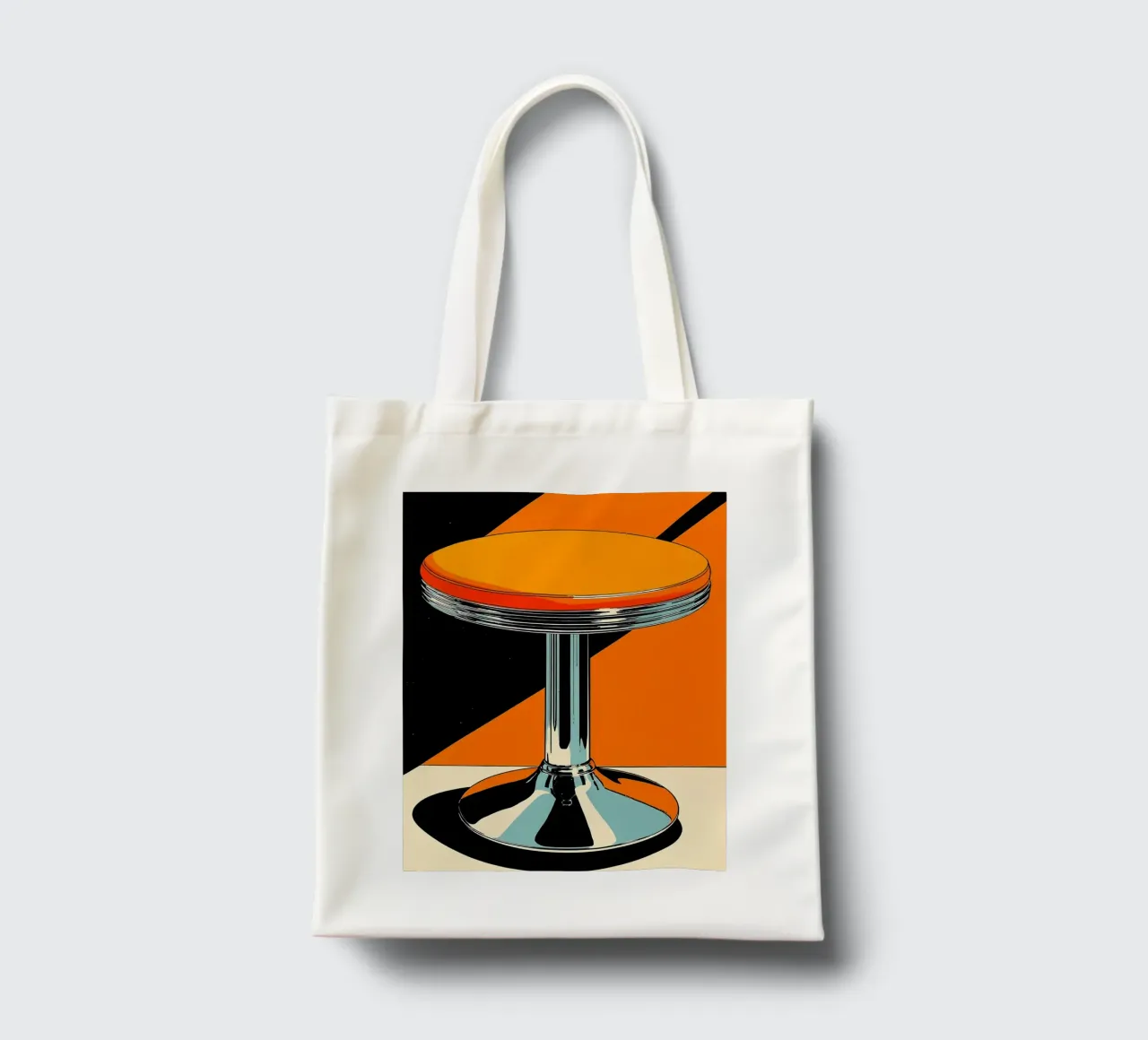 Sgabello - Pop Art borsa in juta da ColorCrash Gallery