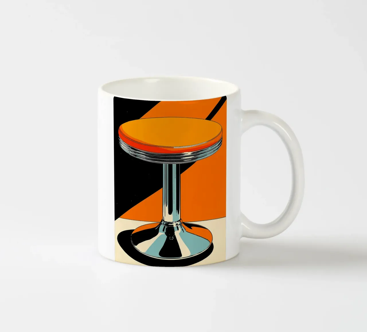 Sgabello - Pop Art tazza in ceramica da ColorCrash Gallery