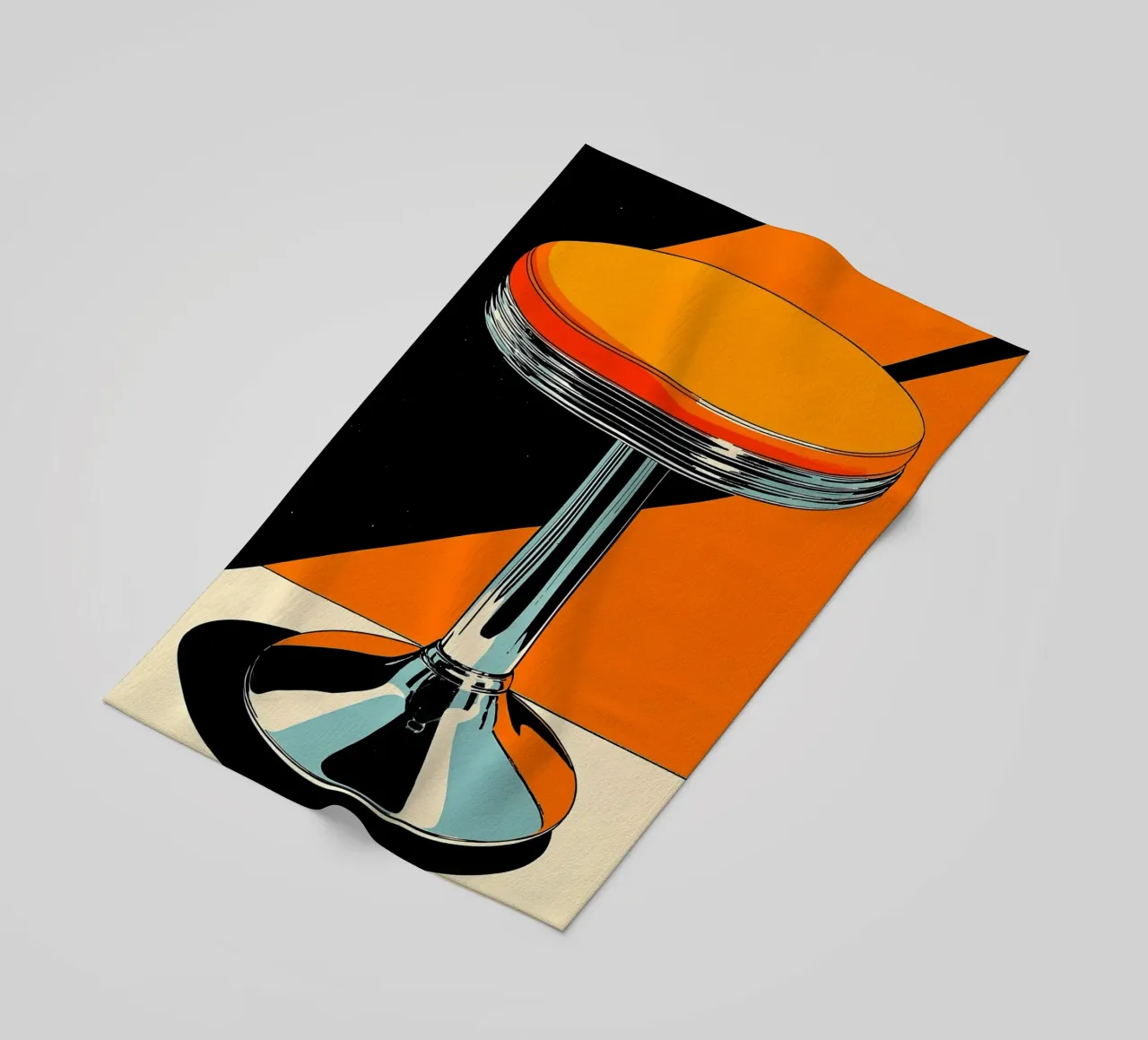 Sgabello - Pop Art telo mare da ColorCrash Gallery