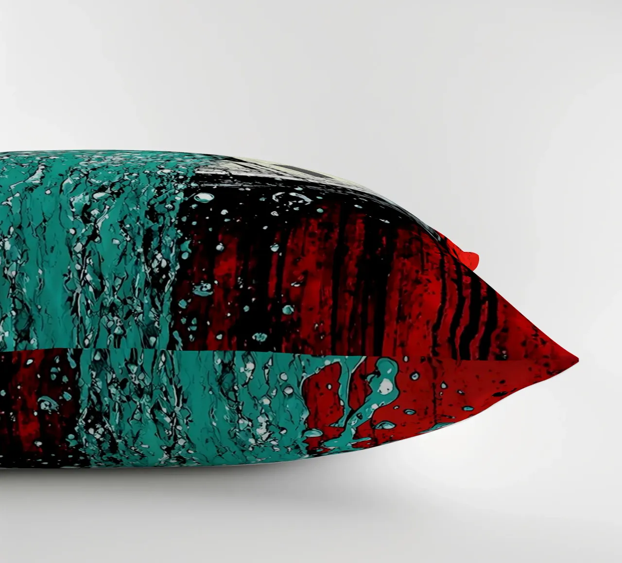 Acqua proveniente dall'orologio - Pop Art cuscino da ColorCrash Gallery