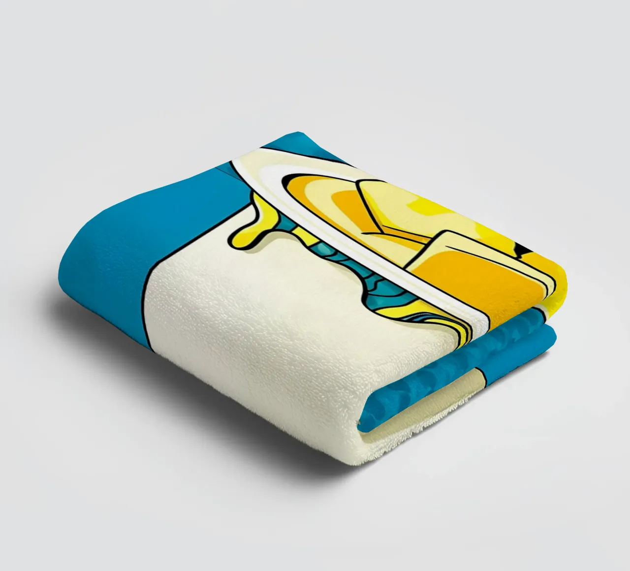 Yogurt - Pop Art towel by ColorCrash Gallery