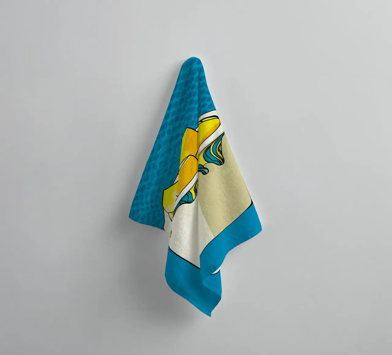 Yogurt - Pop Art towel by ColorCrash Gallery