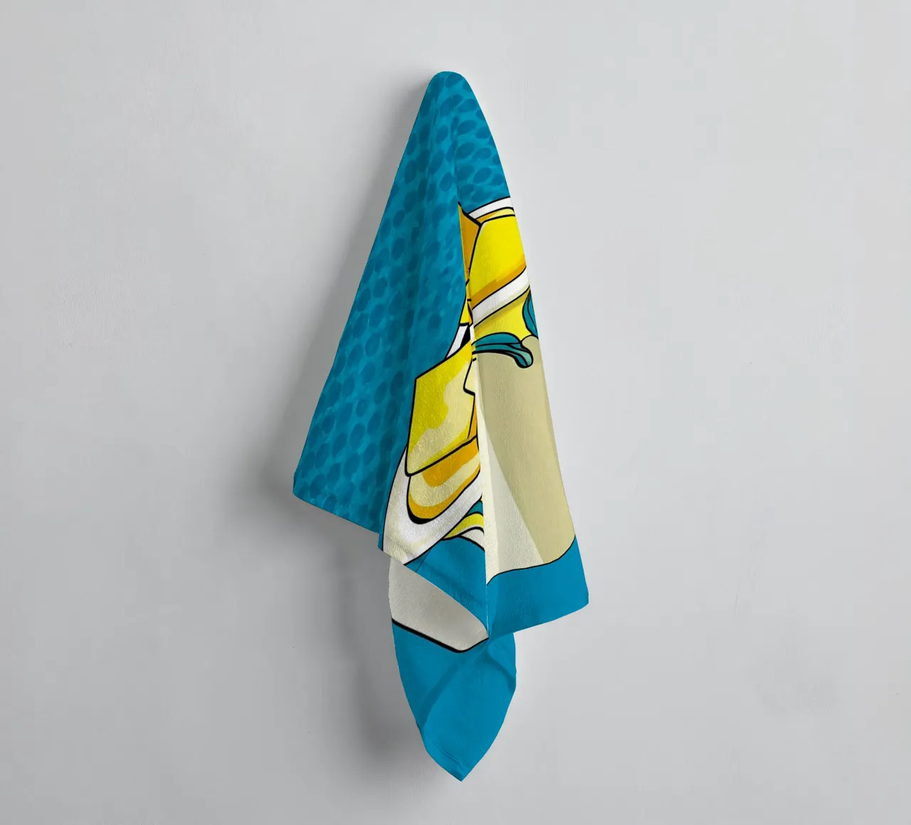 Yogurt - Pop Art towel by ColorCrash Gallery