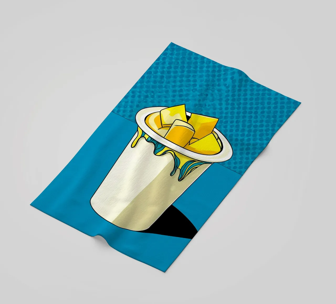 Yogurt - Pop Art telo mare da ColorCrash Gallery