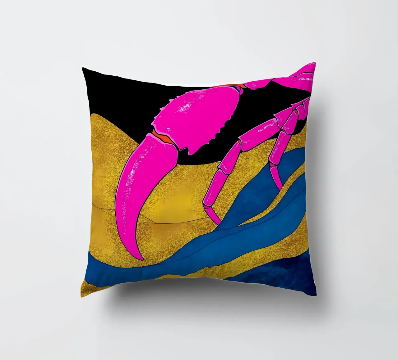 Chele di granchio - Pop Art cuscino da ColorCrash Gallery