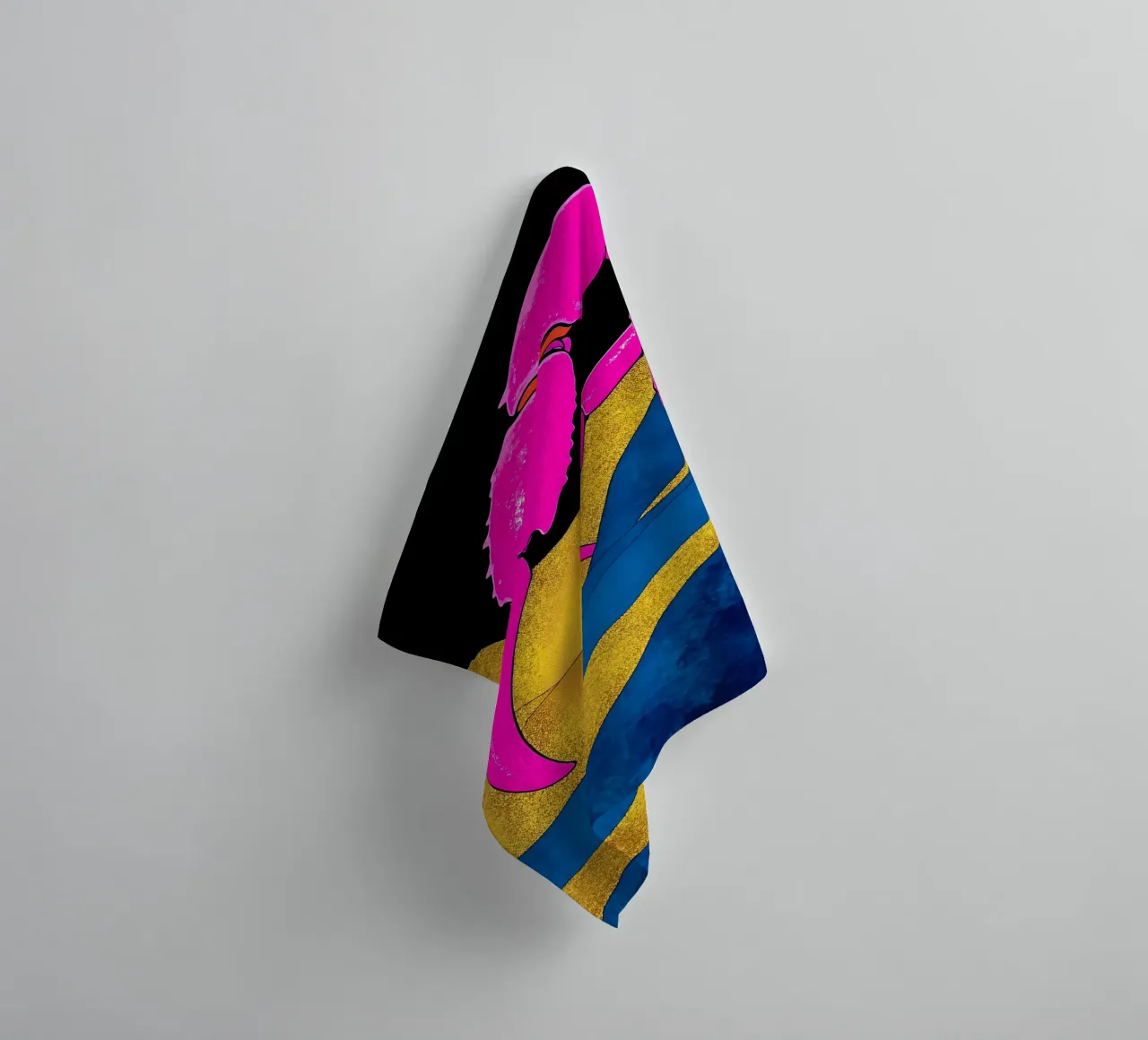 Chele di granchio - Pop Art asciugamano da bagno da ColorCrash Gallery