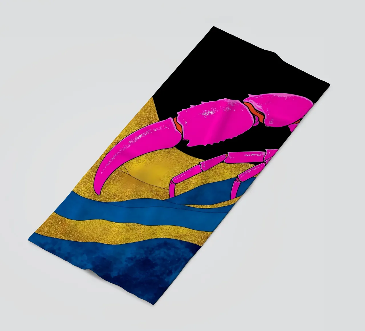 Chele di granchio - Pop Art telo mare da ColorCrash Gallery