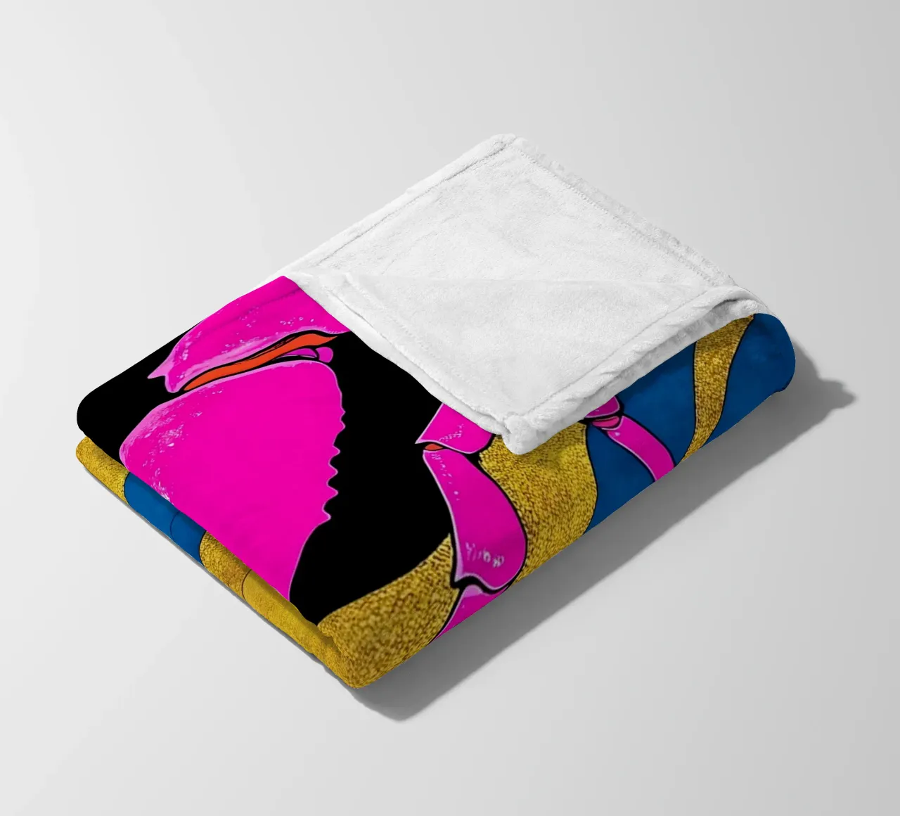 Chele di granchio - Pop Art coperta in pile da ColorCrash Gallery