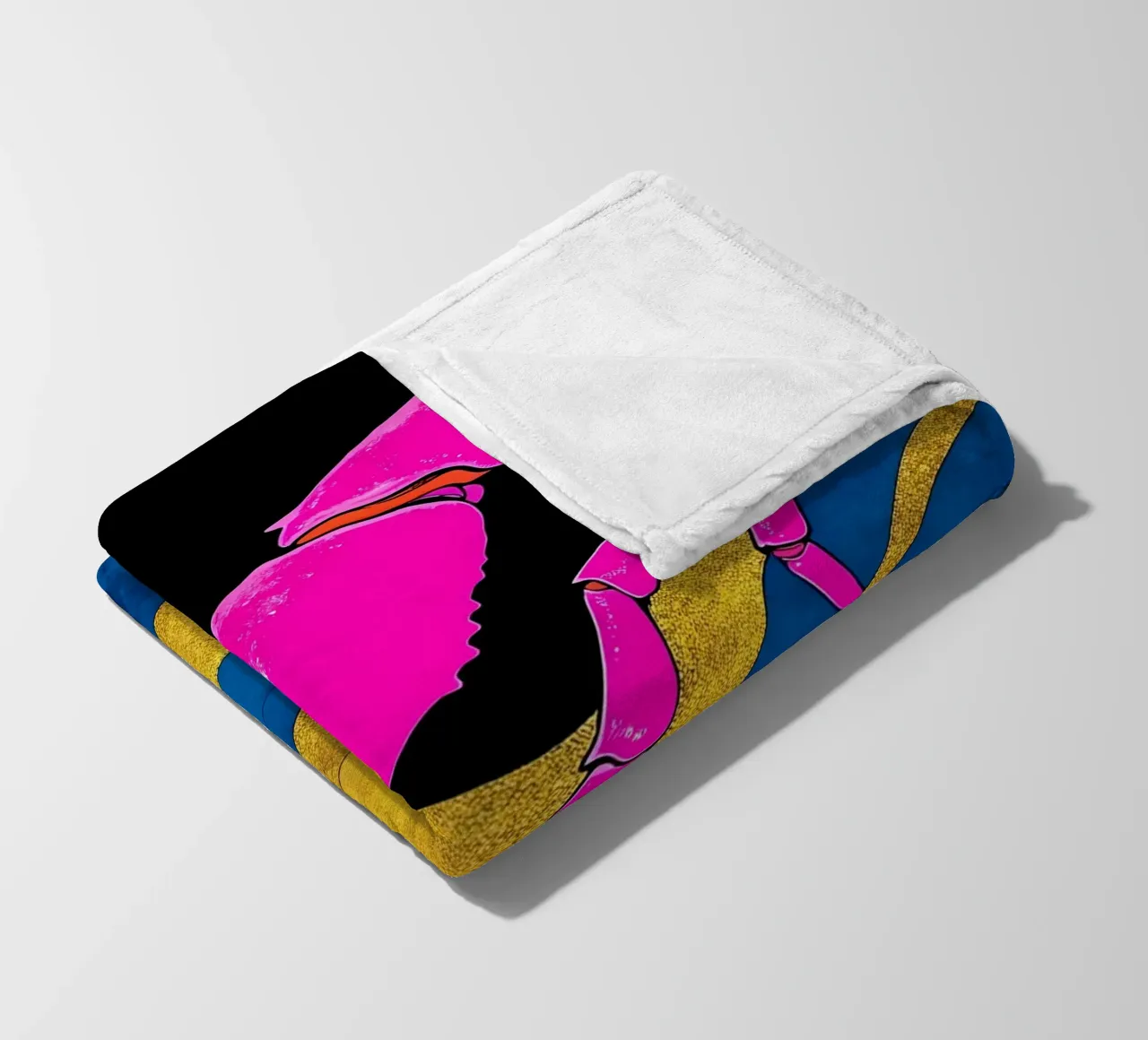 Chele di granchio - Pop Art coperta in pile da ColorCrash Gallery