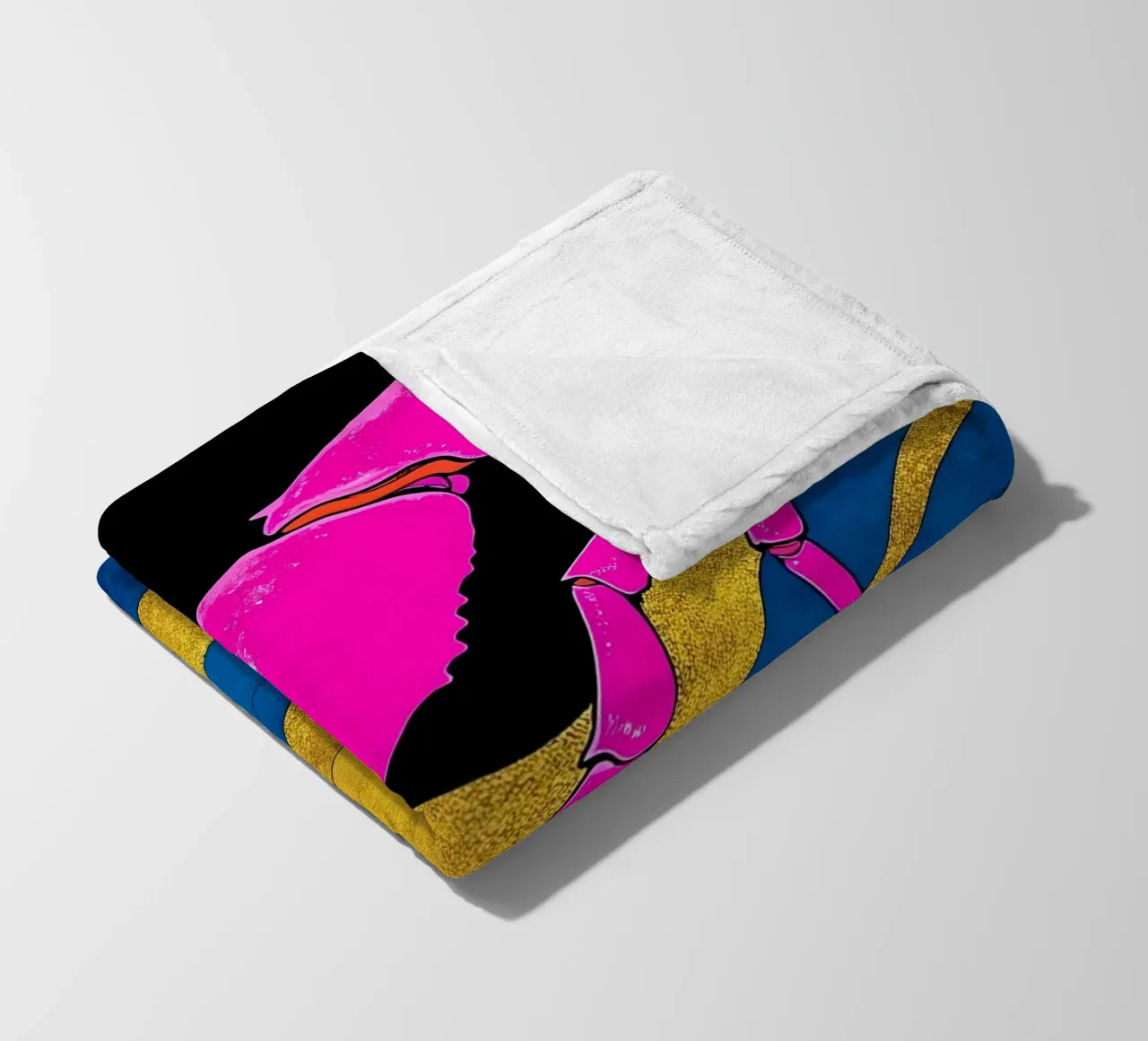 Chele di granchio - Pop Art coperta in pile da ColorCrash Gallery