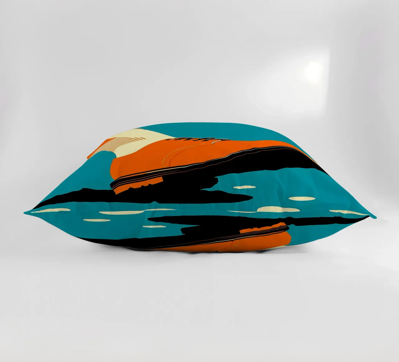 Retro Shoe- Pop Art cuscino da ColorCrash Gallery