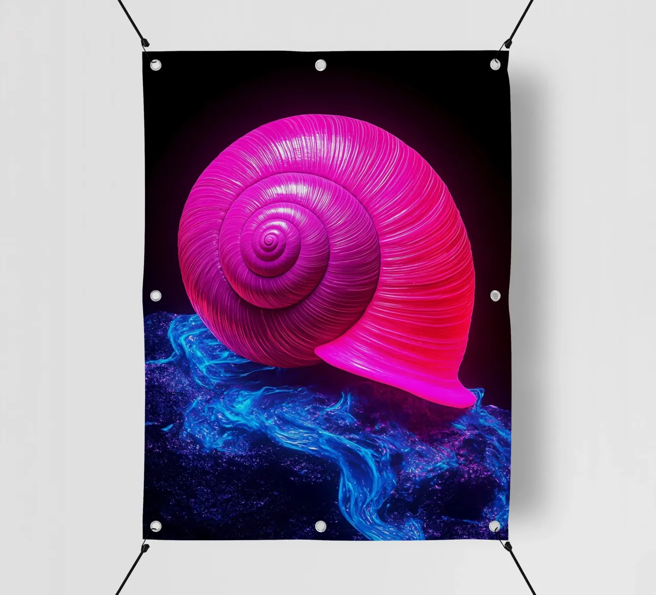 Guscio di lumaca - Pop Art telo in pvc da ColorCrash Gallery