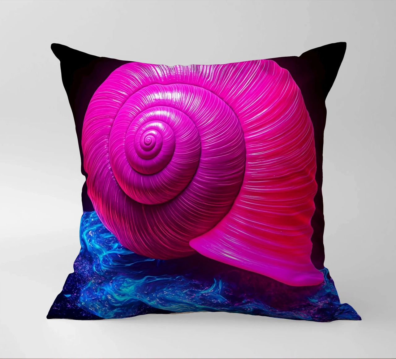 Guscio di lumaca - Pop Art cuscino da ColorCrash Gallery