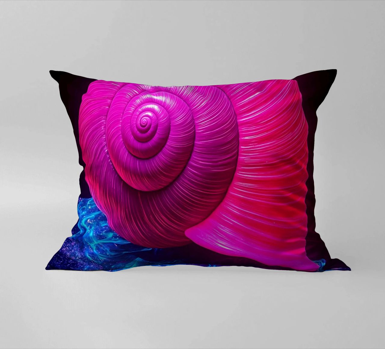 Guscio di lumaca - Pop Art cuscino da ColorCrash Gallery