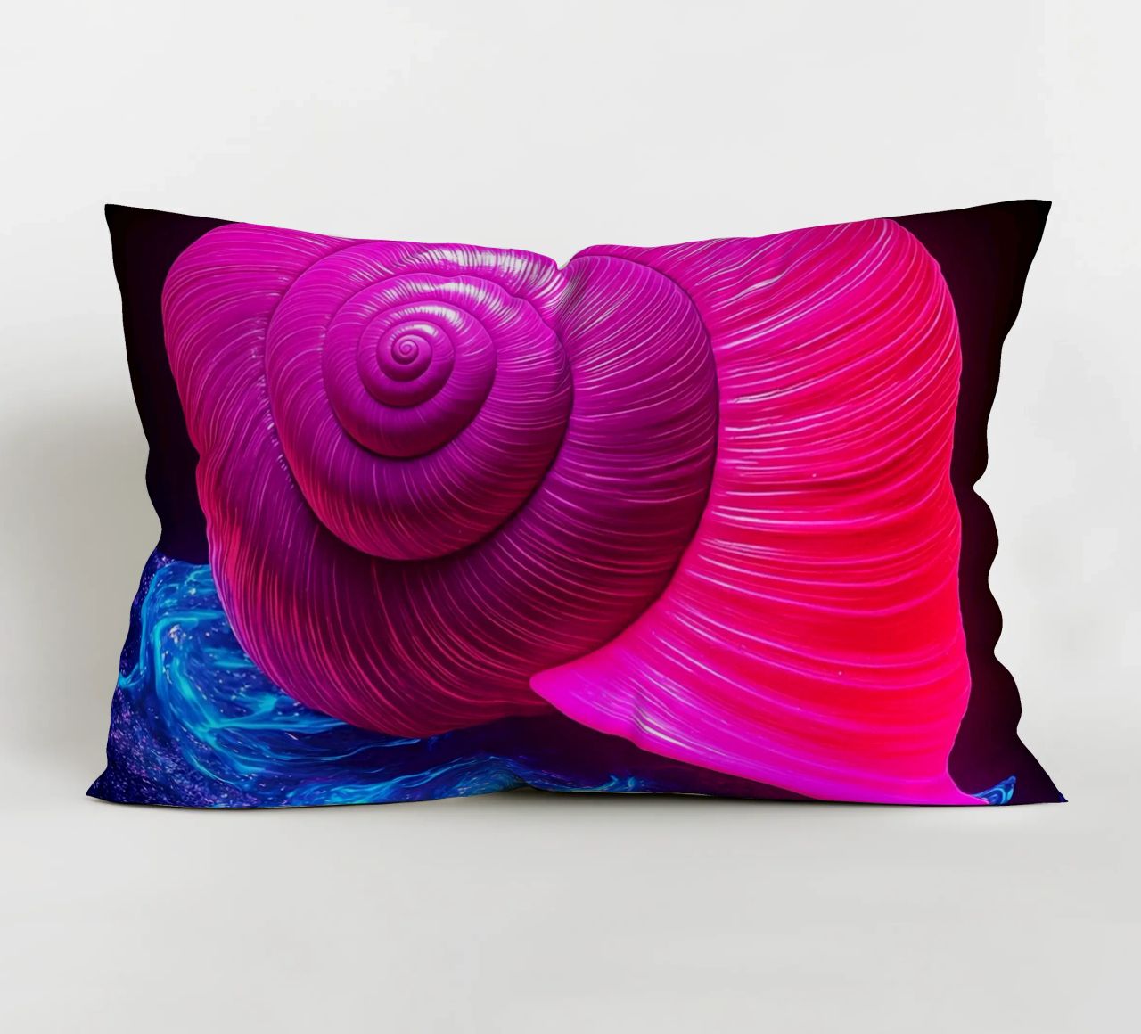 Guscio di lumaca - Pop Art cuscino da ColorCrash Gallery