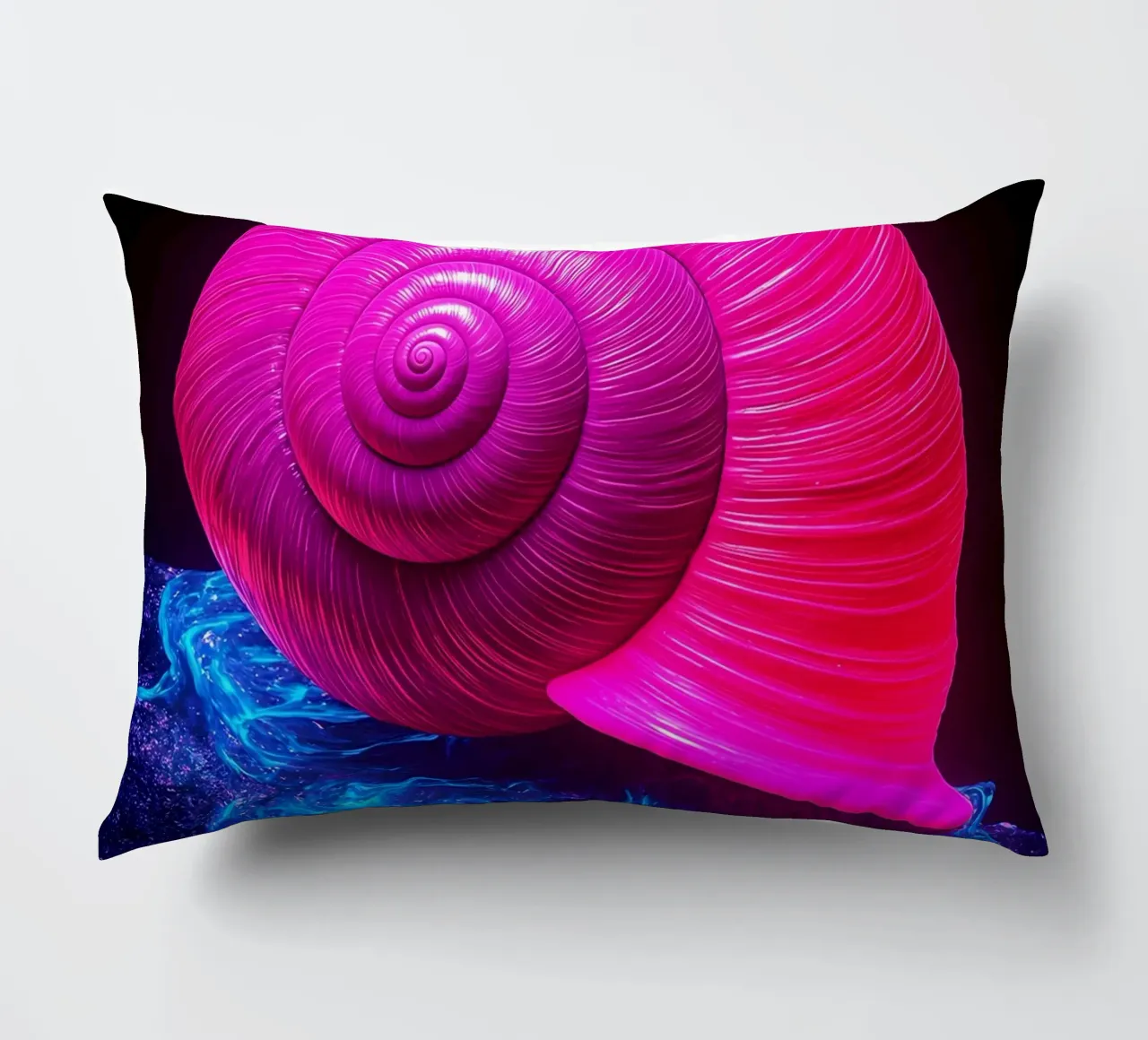 Concha de caracol - Pop Art cojín de ColorCrash Gallery