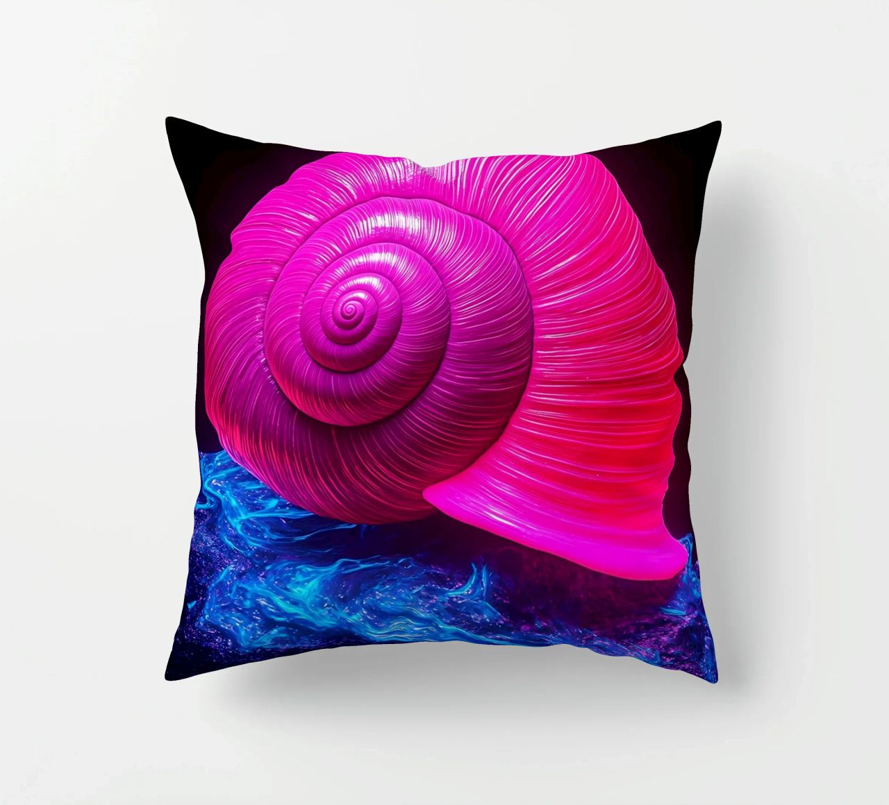 Guscio di lumaca - Pop Art cuscino da ColorCrash Gallery