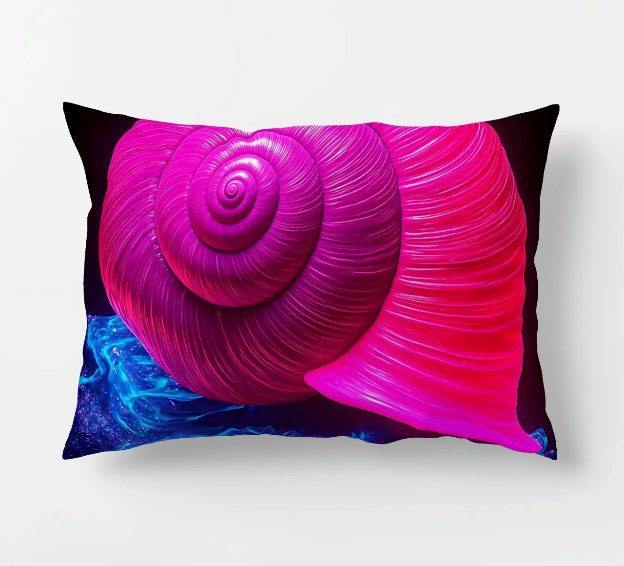 Concha de caracol - Pop Art cojín de ColorCrash Gallery