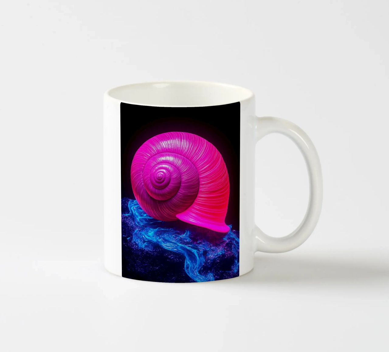 Guscio di lumaca - Pop Art tazza in ceramica da ColorCrash Gallery