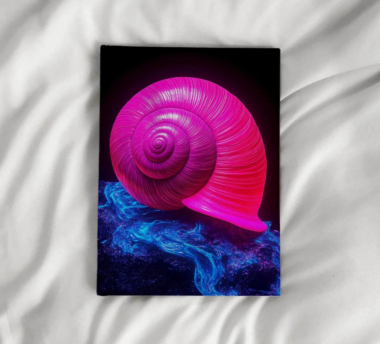 Snail Shell - Pop Art notebook by ColorCrash Gallery