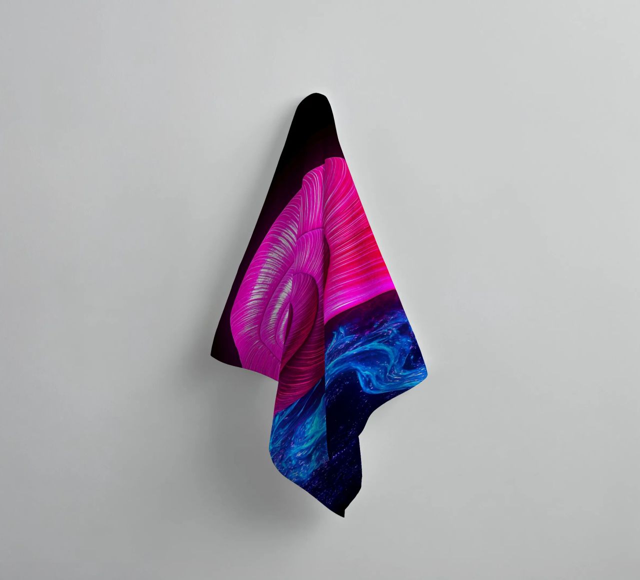 Snail Shell - Pop Art towel by ColorCrash Gallery
