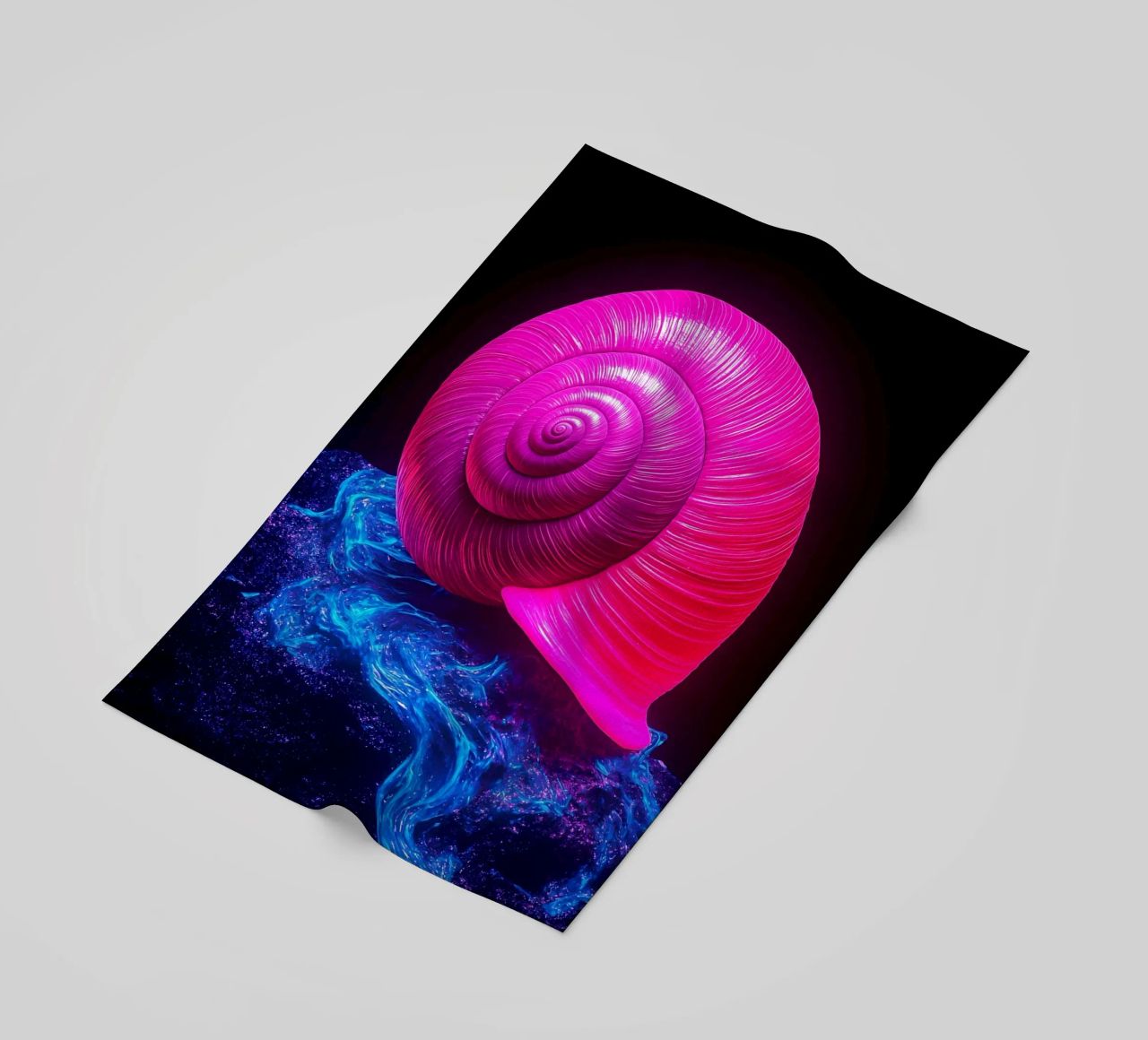 Guscio di lumaca - Pop Art telo mare da ColorCrash Gallery