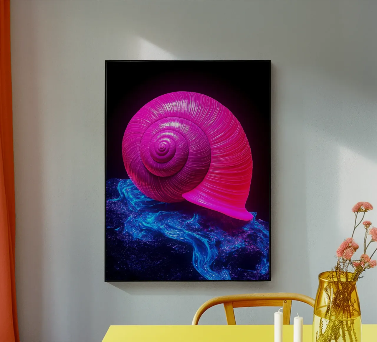 Concha de caracol - Pop Art metacrilato de ColorCrash Gallery