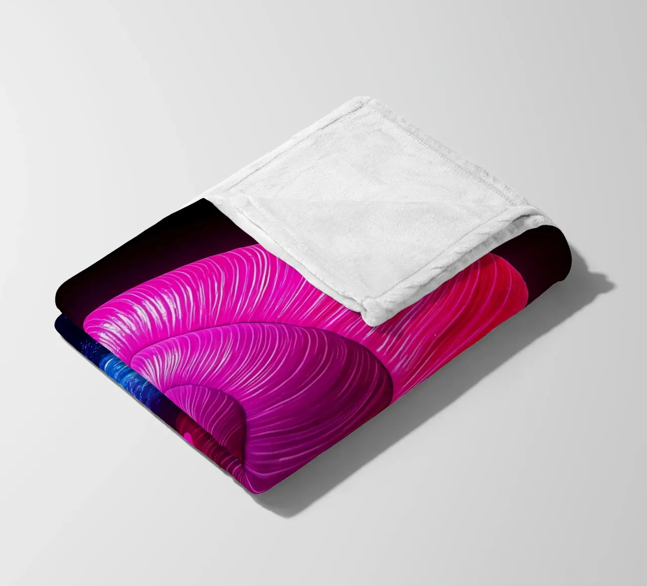 Guscio di lumaca - Pop Art coperta in pile da ColorCrash Gallery