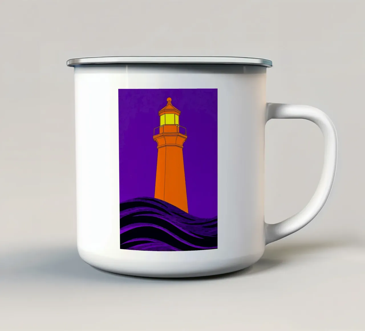 Faro - Pop Art tazza in smalto da ColorCrash Gallery
