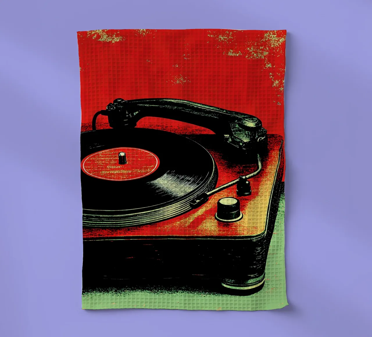 Disco in vinile retrò - Pop Art canovaccio da cucina da ColorCrash Gallery