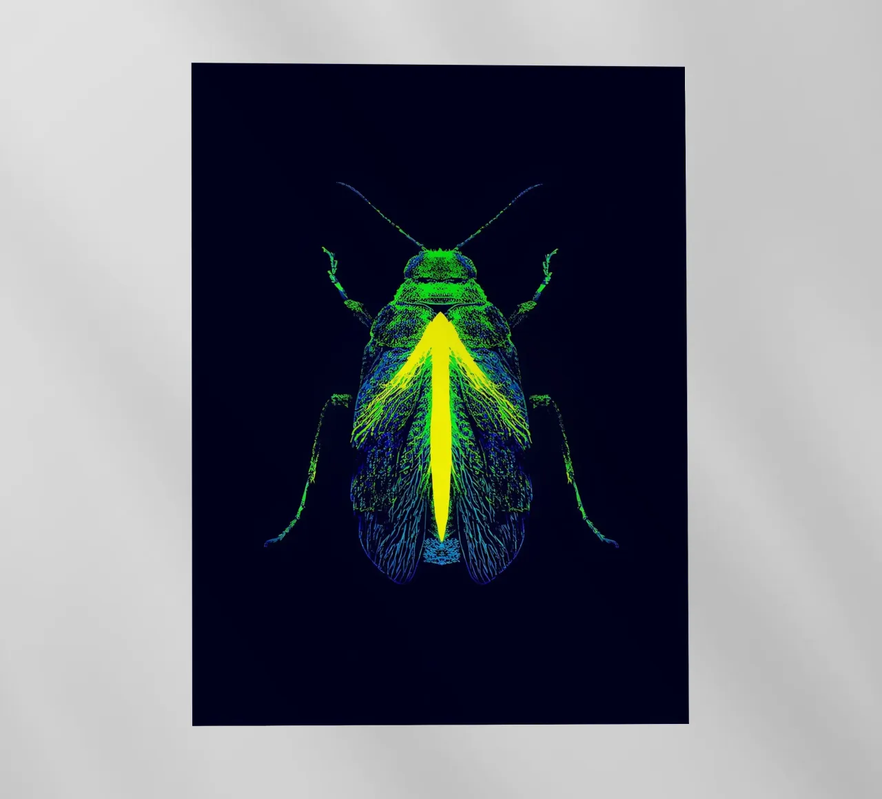 Beetle - Pop Art backlit film by ColorCrash Gallery