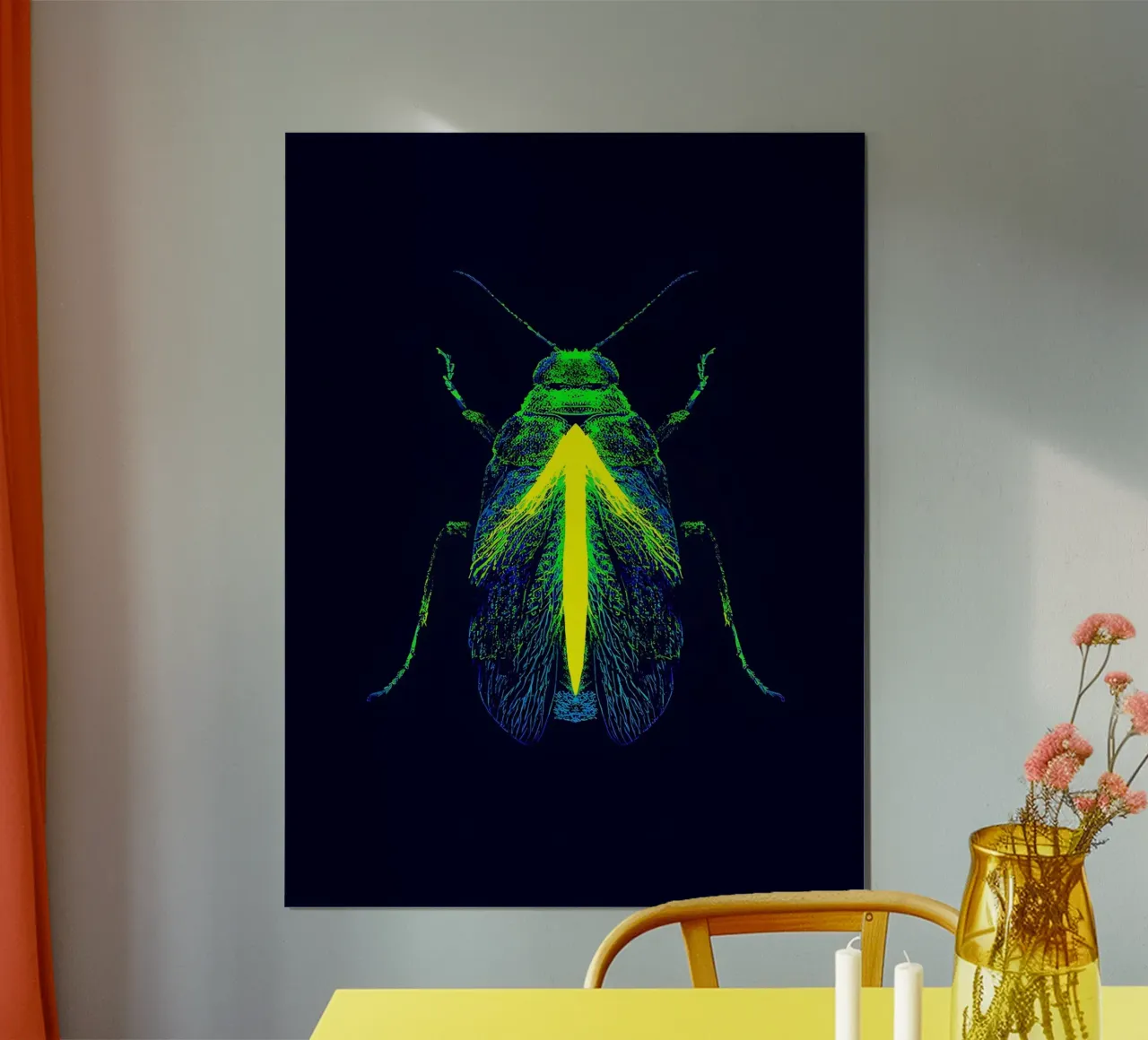 Käfer - Pop Art Hahnemühle von ColorCrash Gallery