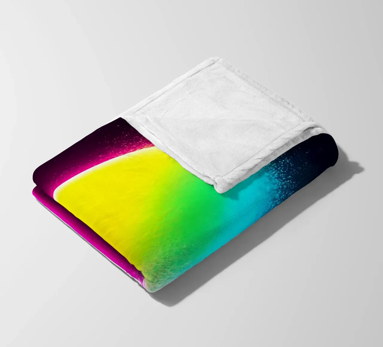 Lecca-lecca al neon - Pop Art coperta in pile da ColorCrash Gallery