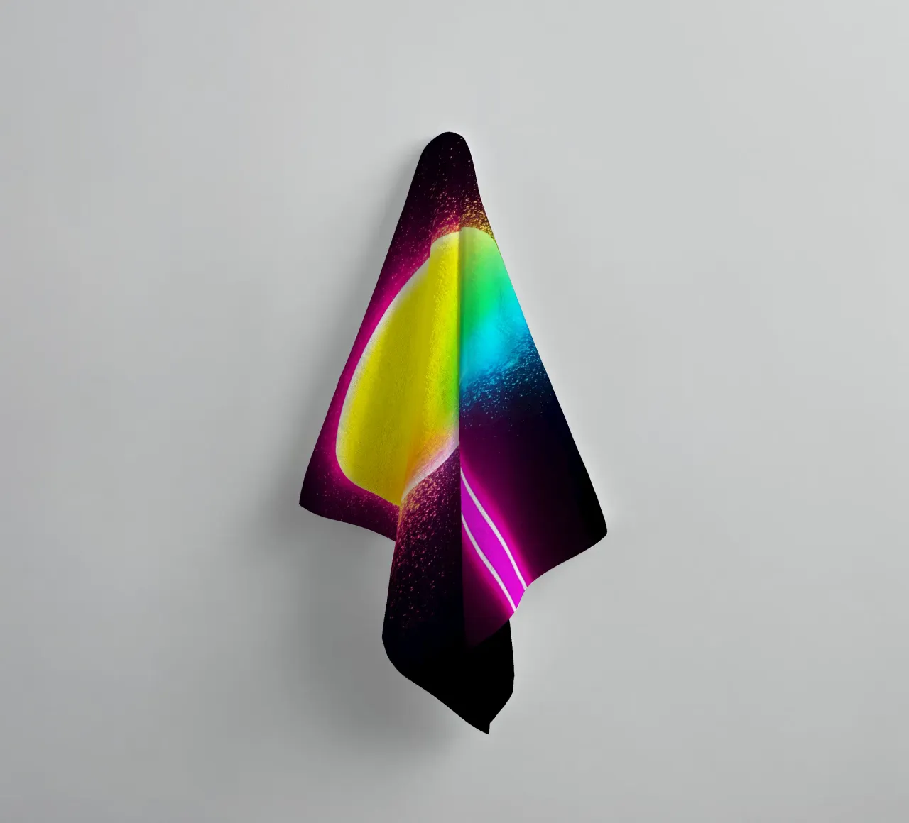 Lecca-lecca al neon - Pop Art asciugamano da bagno da ColorCrash Gallery