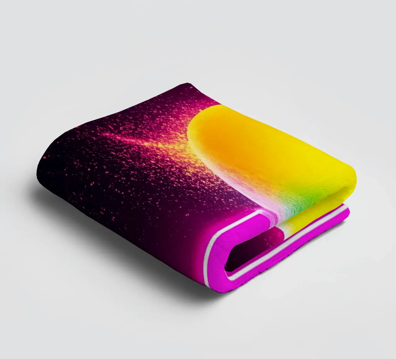 Lecca-lecca al neon - Pop Art asciugamano da bagno da ColorCrash Gallery