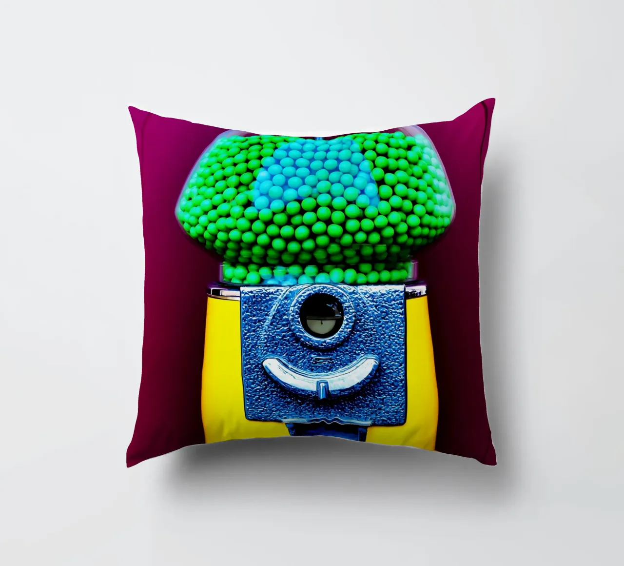 Macchina delle gomme - Pop Art cuscino da ColorCrash Gallery