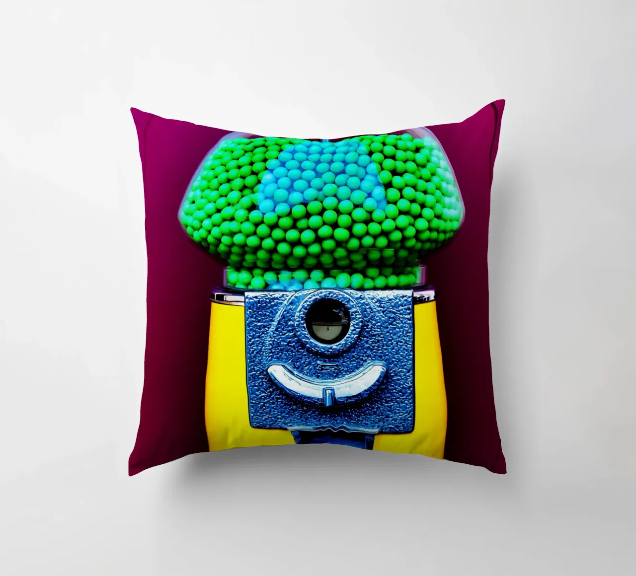 Macchina delle gomme - Pop Art cuscino da ColorCrash Gallery