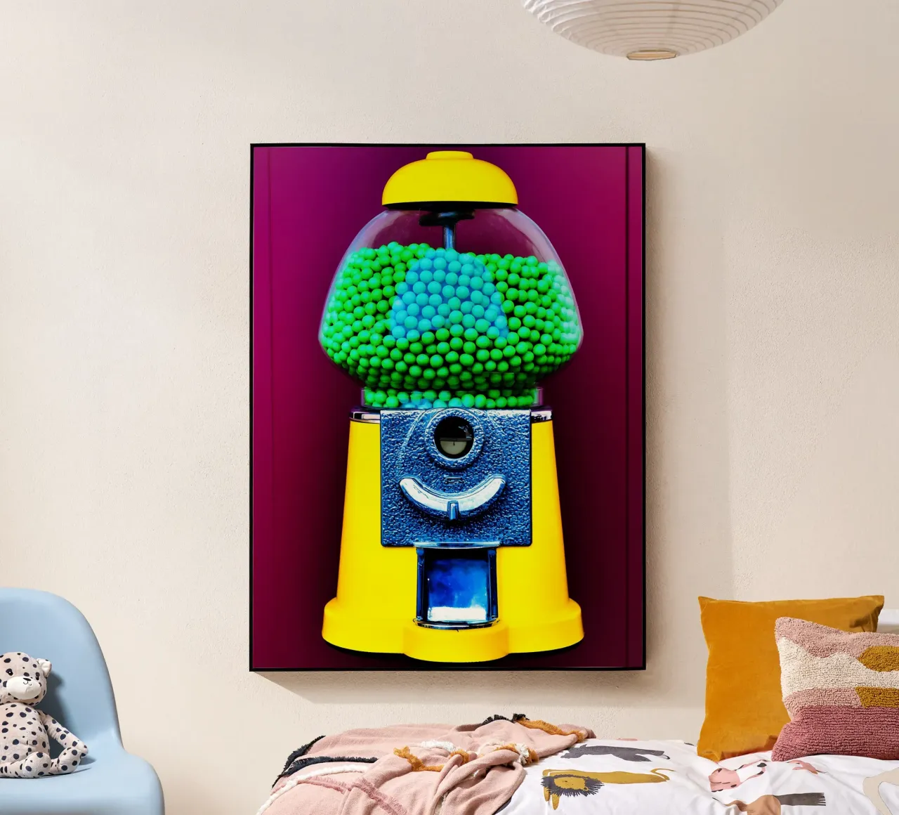 Gumball Machine - Pop Art acrylic glass by ColorCrash Gallery