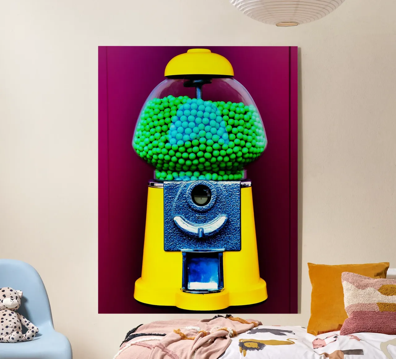 Gumball Machine - Pop Art acrylic glass by ColorCrash Gallery