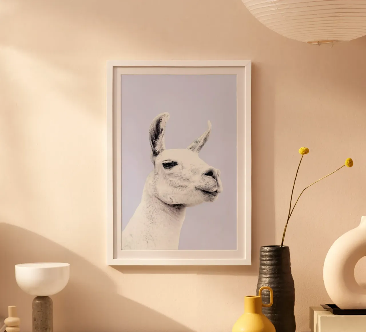 Blue Llama II carta hahnemühle da Victoria Frost