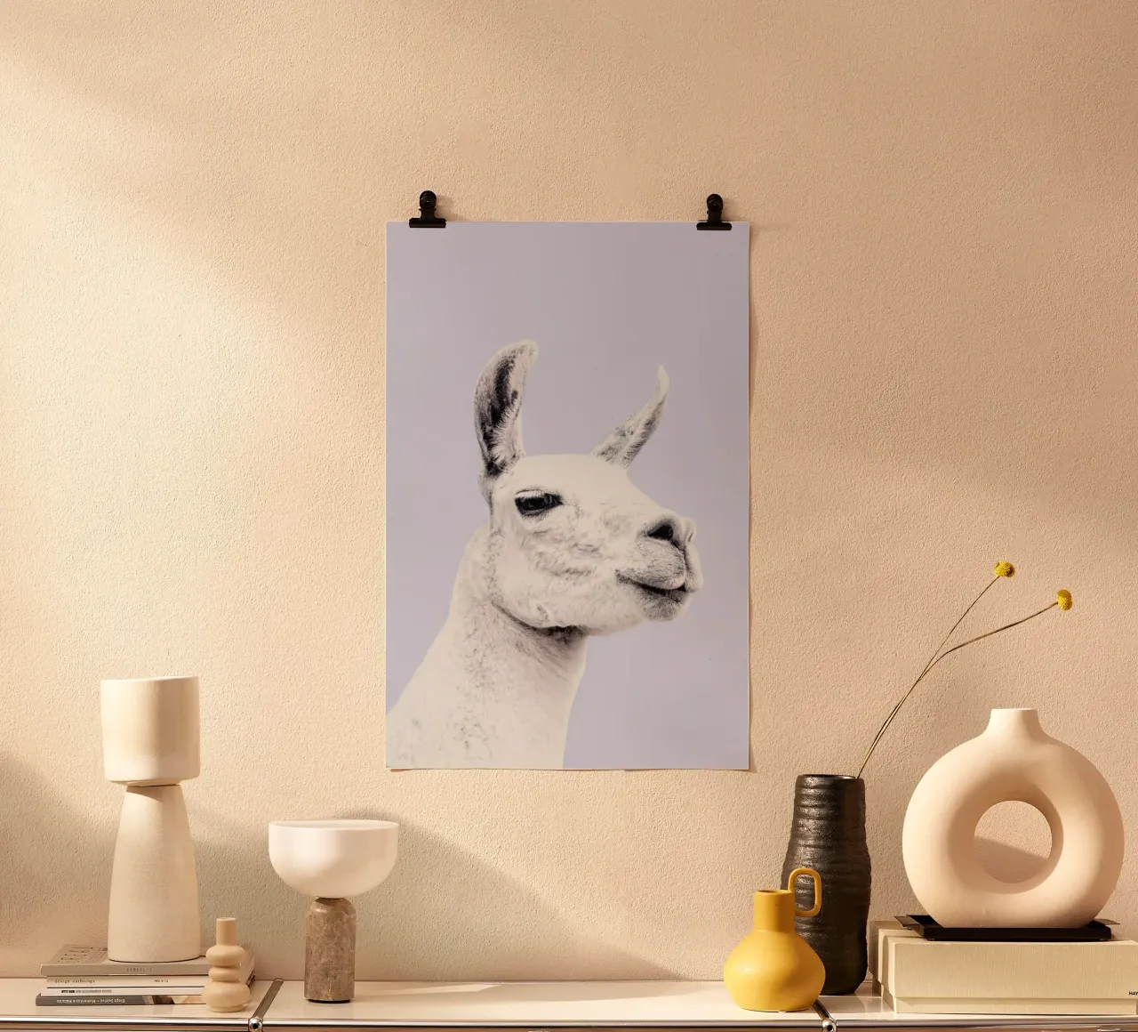 Blue Llama II carta hahnemühle da Victoria Frost