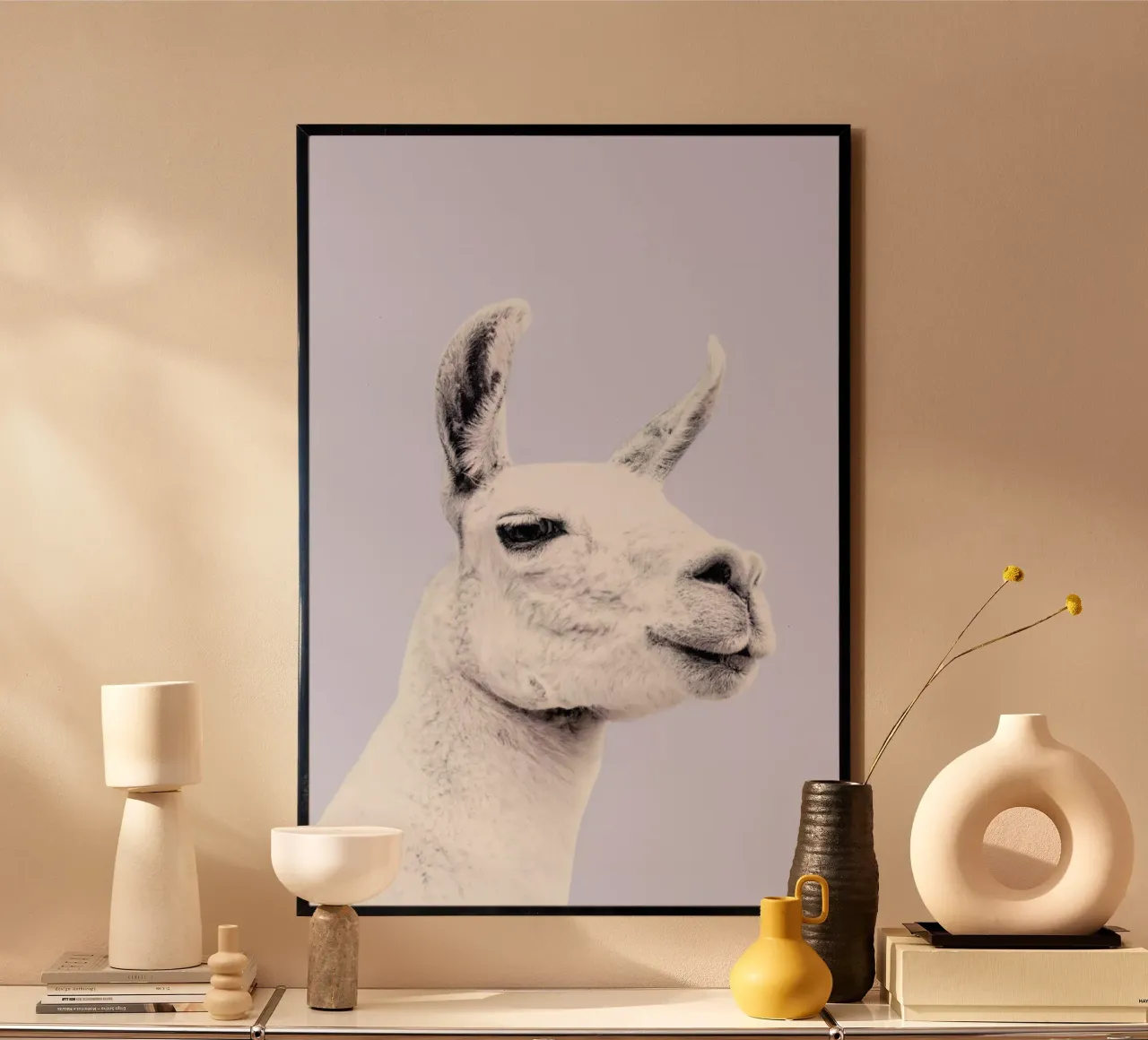 Blue Llama II carta hahnemühle da Victoria Frost