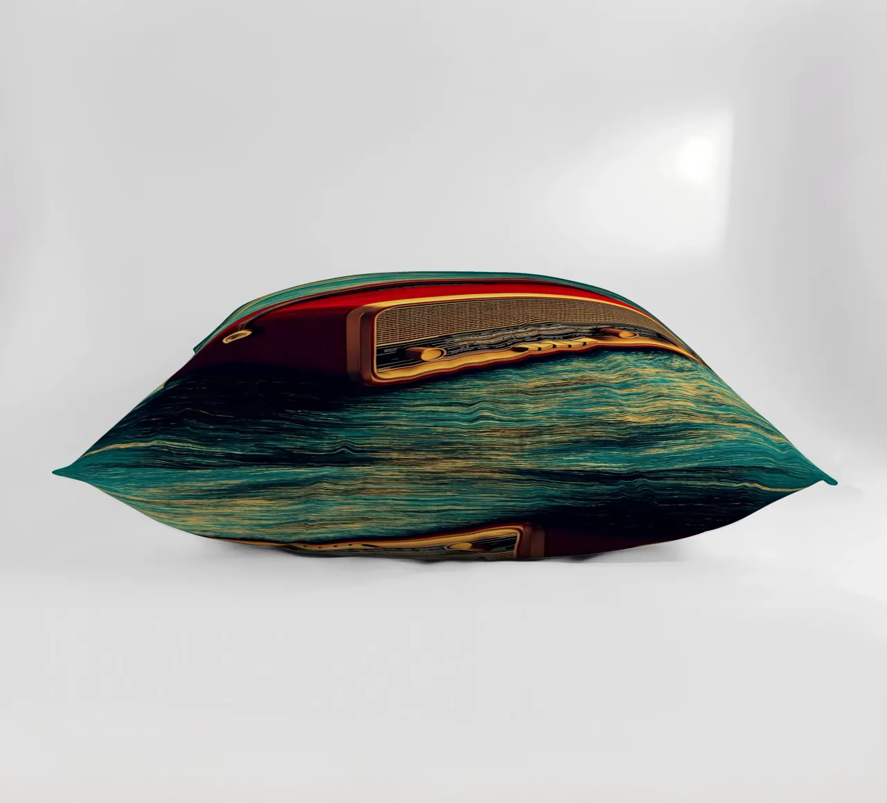 Radio d'epoca - Pop Art cuscino da ColorCrash Gallery